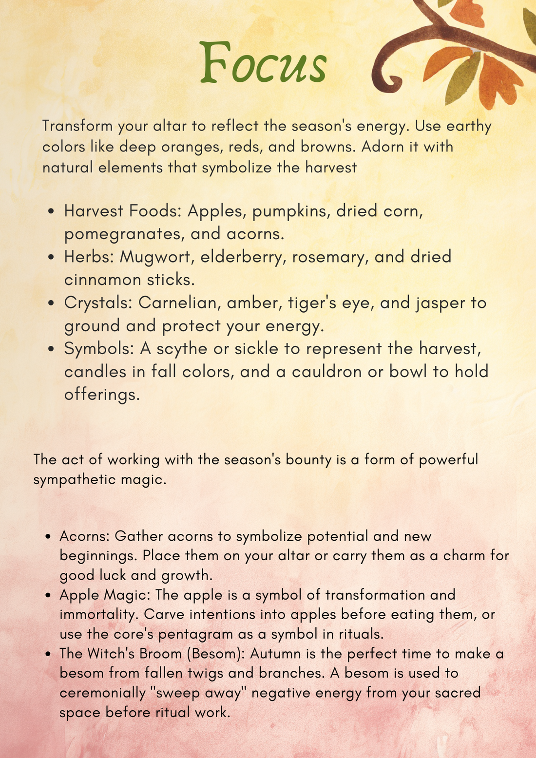 Fall Fundamentals