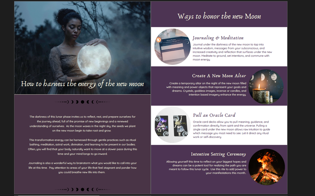 New Moon Workbook