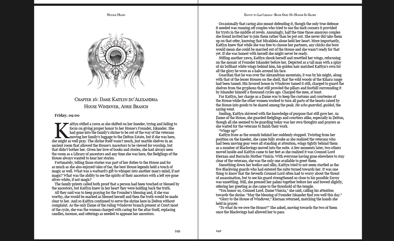 Envoy to Lan'lieana--Book One: No Honor In Glory