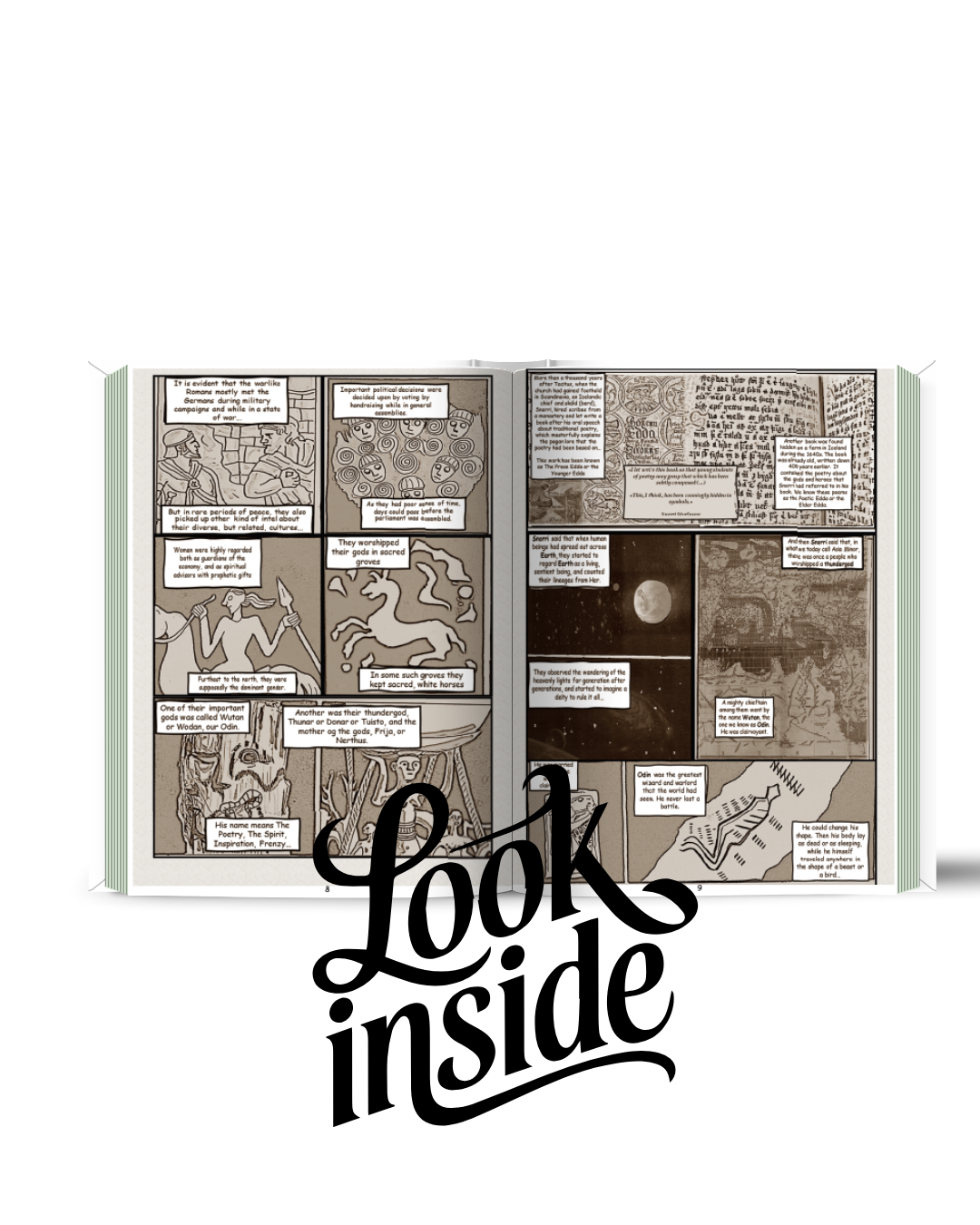 Gylfagginning, An Illustrated Edda by Maria Kvilhaug