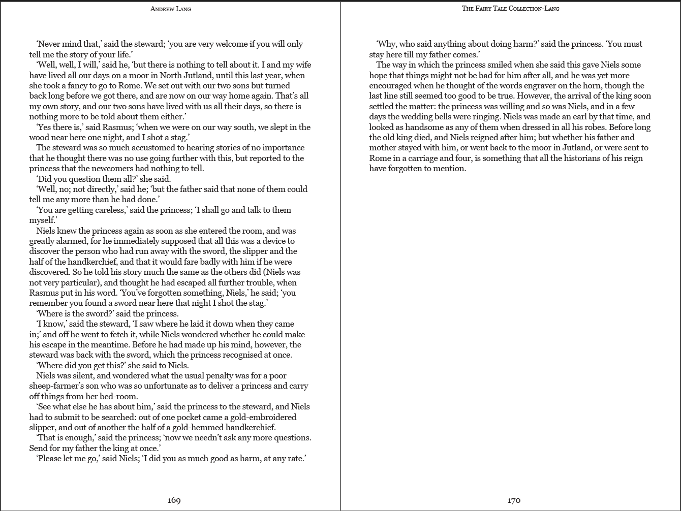 Andrew Langs Book of Fairy Tales V1+2