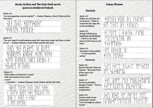 Humorous Runic Inscriptions