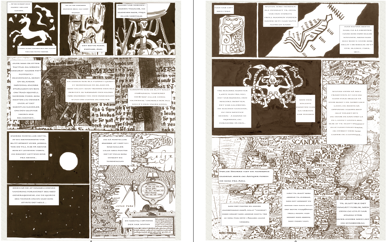 Gylfagginning, An Illustrated Edda by Maria Kvilhaug