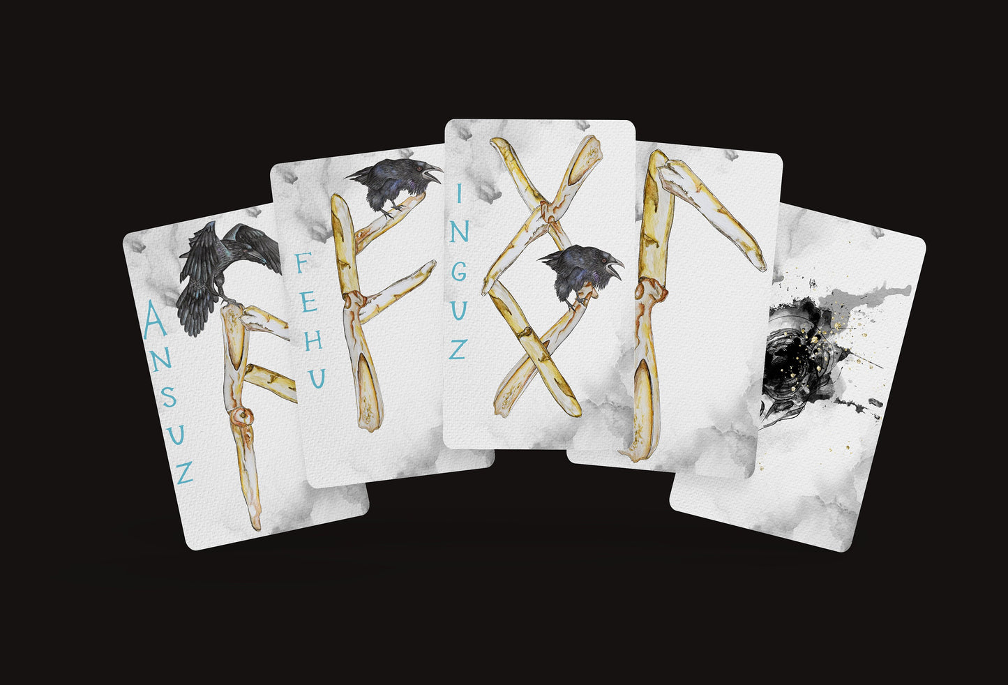Bone Rune Cards